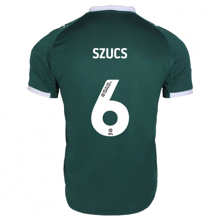 Danxen Kid Kornél Szűcs #6 Green White Home Jersey 2025/26 T-Shirt