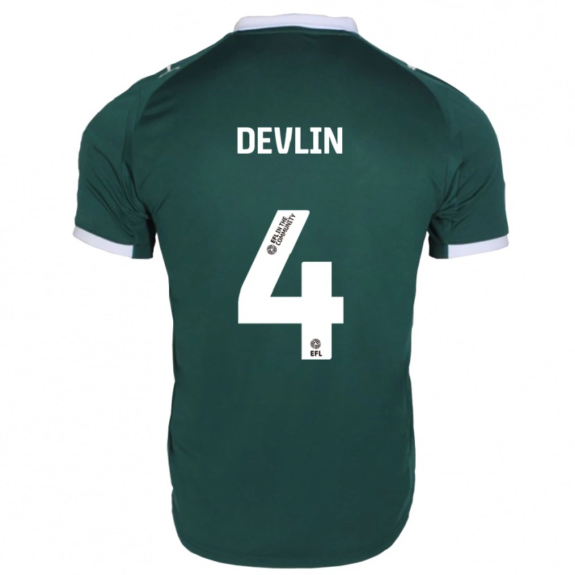 Danxen Kid Billy Devlin #4 Green White Home Jersey 2025/26 T-Shirt