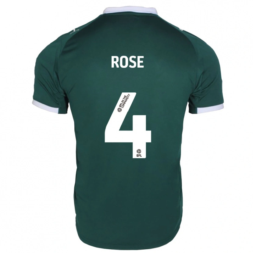 Danxen Kid Jemma Rose #4 Green White Home Jersey 2025/26 T-Shirt