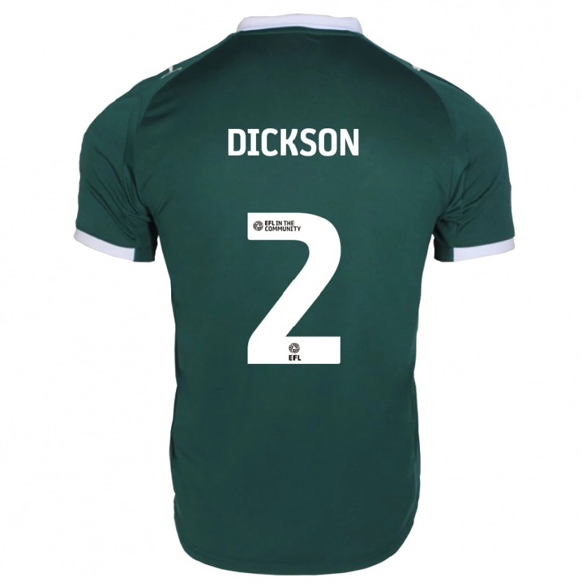 Danxen Kid Kathryn Dickson #2 Green White Home Jersey 2025/26 T-Shirt