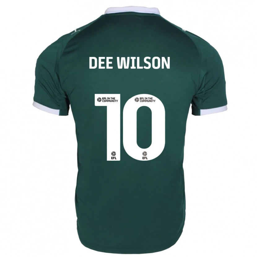 Danxen Kid Georgia Dee Wilson #10 Green White Home Jersey 2025/26 T-Shirt