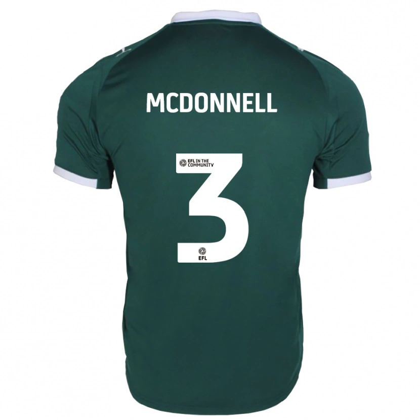 Danxen Kid Rosie Mcdonnell #3 Green White Home Jersey 2025/26 T-Shirt
