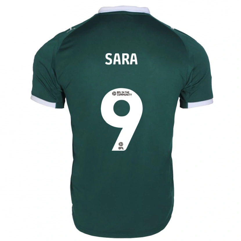 Danxen Kid Ellie Sara #9 Green White Home Jersey 2025/26 T-Shirt