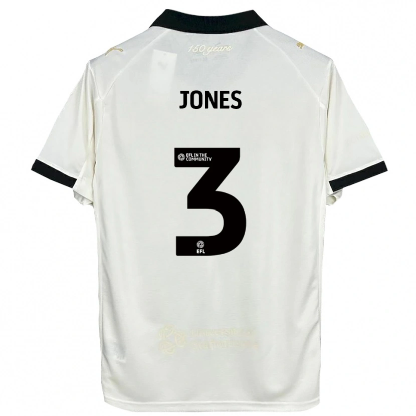 Danxen Kid Dan Jones #3 Off-White Black Home Jersey 2025/26 T-Shirt