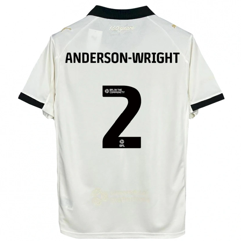Danxen Kid Daisy Anderson-Wright #2 Off-White Black Home Jersey 2025/26 T-Shirt
