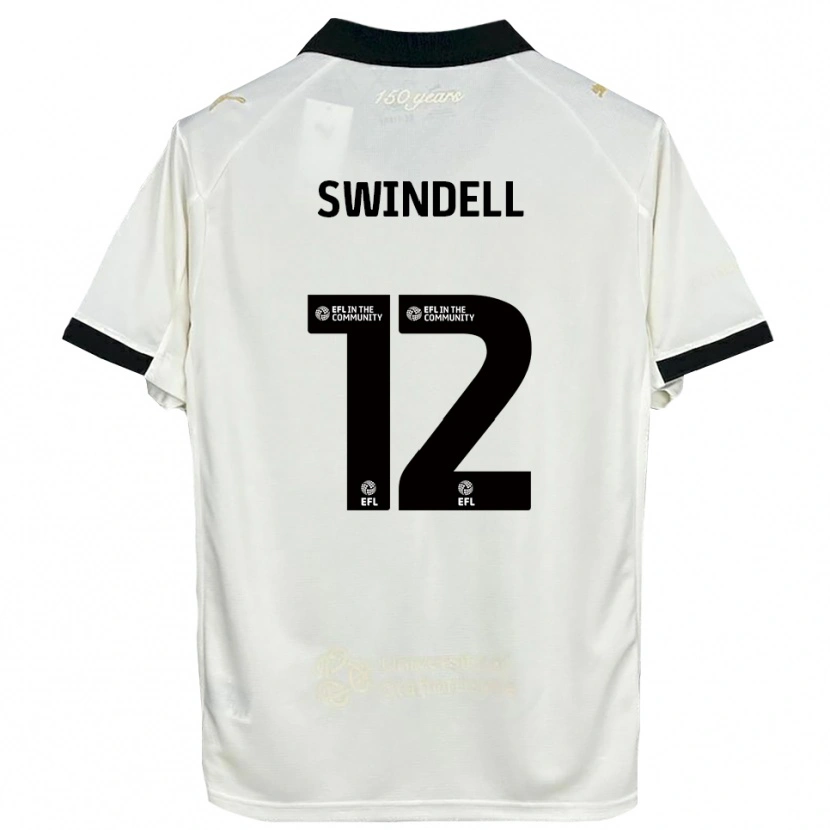 Danxen Kid Chloe Swindell #12 Off-White Black Home Jersey 2025/26 T-Shirt