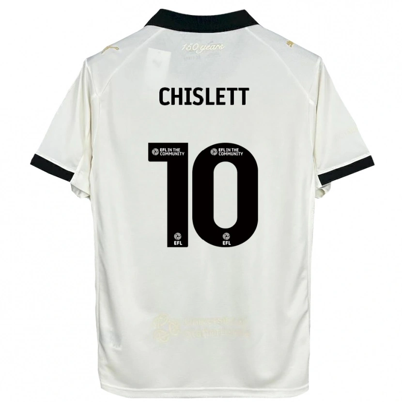 Danxen Kid Ethan Chislett #10 Off-White Black Home Jersey 2025/26 T-Shirt