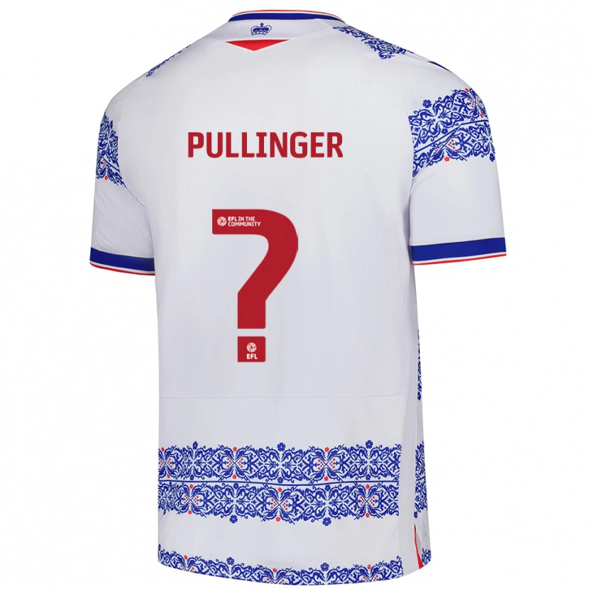 Danxen Kid Matthew Pullinger #0 White Blue Home Jersey 2025/26 T-Shirt