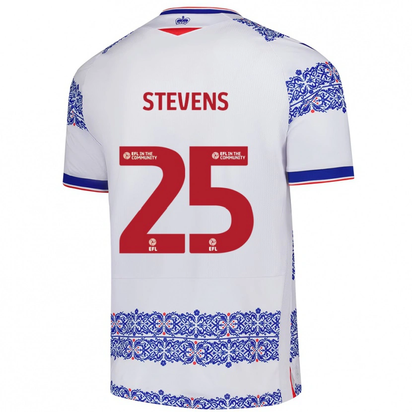 Danxen Kid Jack Stevens #25 White Blue Home Jersey 2025/26 T-Shirt