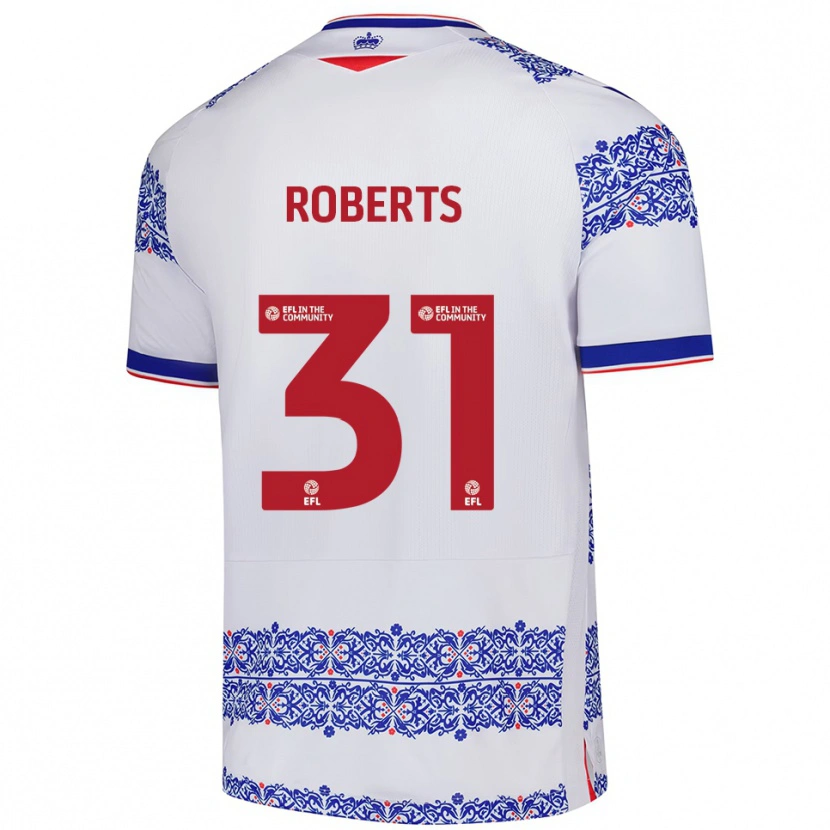 Danxen Kid Bethan Roberts #31 White Blue Home Jersey 2025/26 T-Shirt