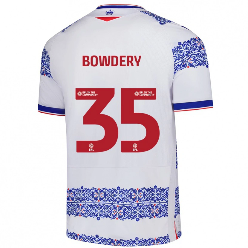 Danxen Kid Carter Bowdery #35 White Blue Home Jersey 2025/26 T-Shirt