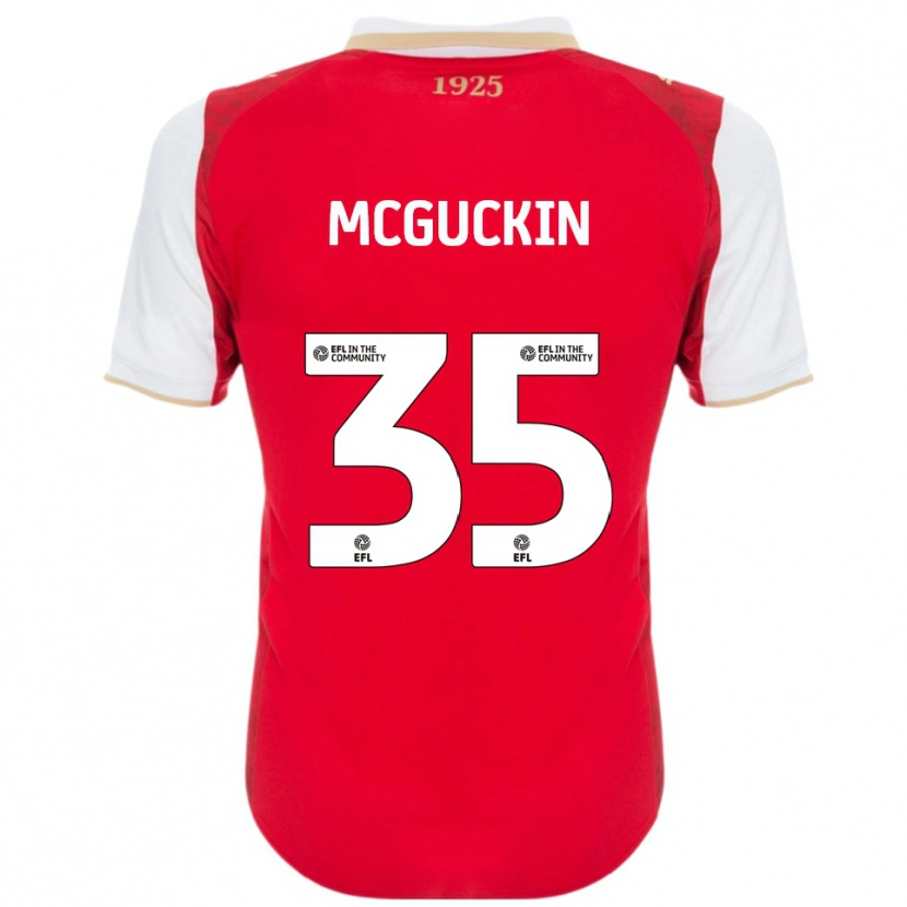 Danxen Kid Ciaran Mcguckin #35 Red White Home Jersey 2025/26 T-Shirt