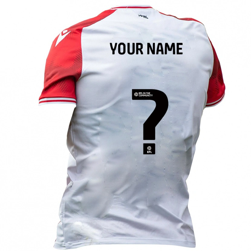 Danxen Kid Your Name #0 White Red Home Jersey 2025/26 T-Shirt
