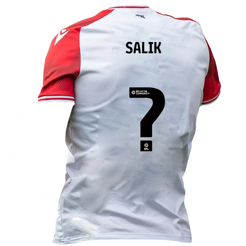 Danxen Kid Tanil Salik #0 White Red Home Jersey 2025/26 T-Shirt
