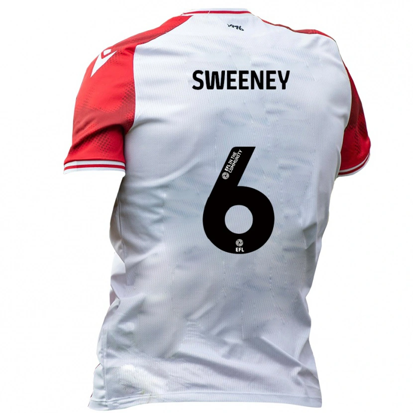 Danxen Kid Dan Sweeney #6 White Red Home Jersey 2025/26 T-Shirt