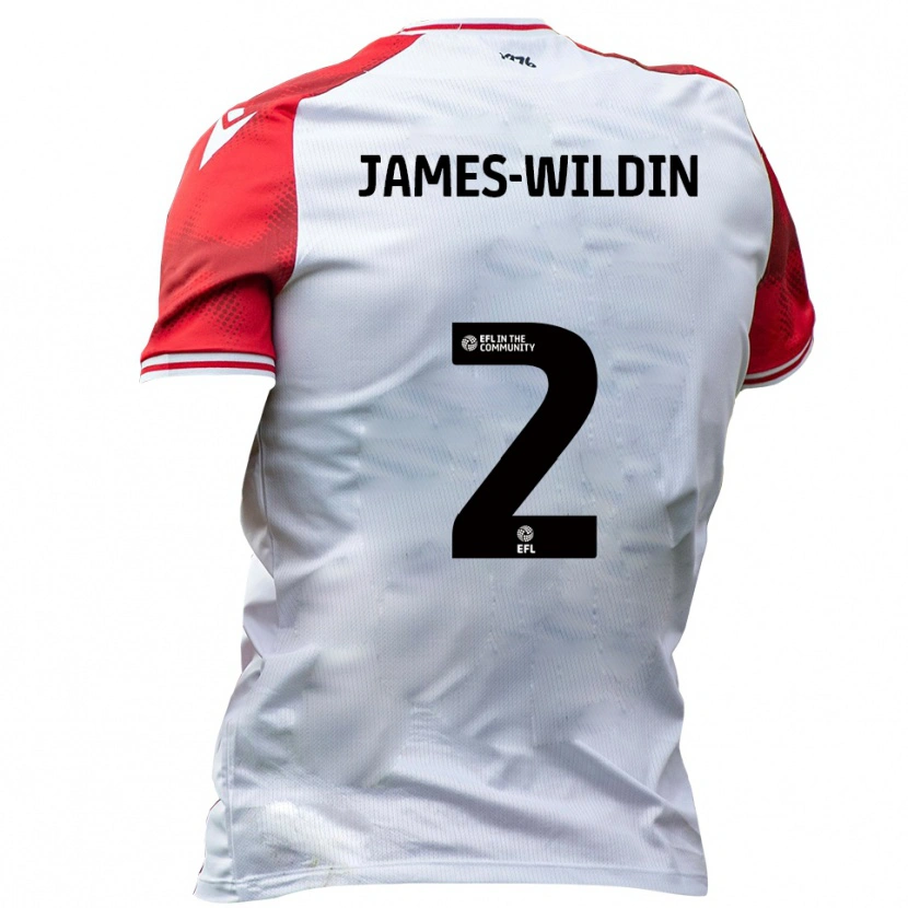 Danxen Kid Luther James-Wildin #2 White Red Home Jersey 2025/26 T-Shirt