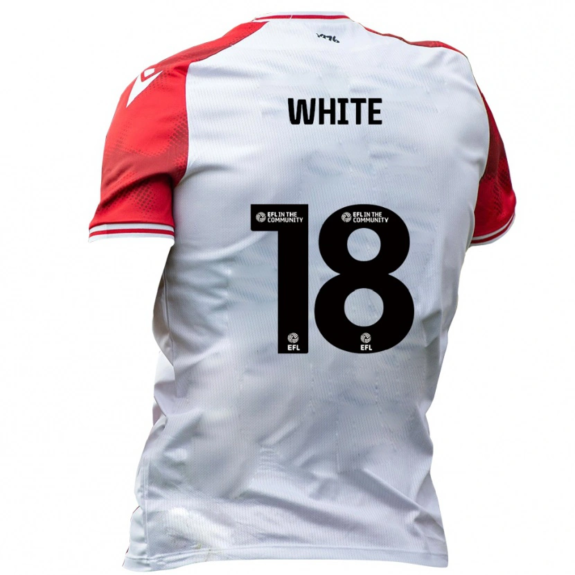 Danxen Kid Harvey White #18 White Red Home Jersey 2025/26 T-Shirt