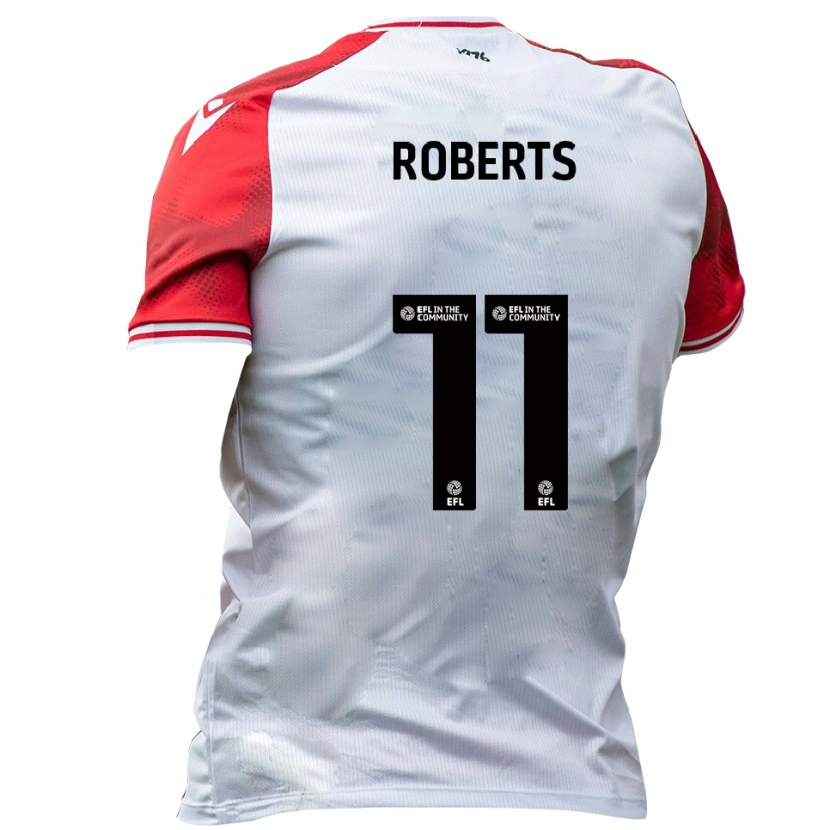 Danxen Kid Jordan Roberts #11 White Red Home Jersey 2025/26 T-Shirt