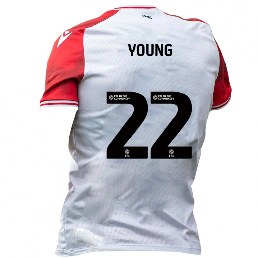 Danxen Kid Jake Young #22 White Red Home Jersey 2025/26 T-Shirt