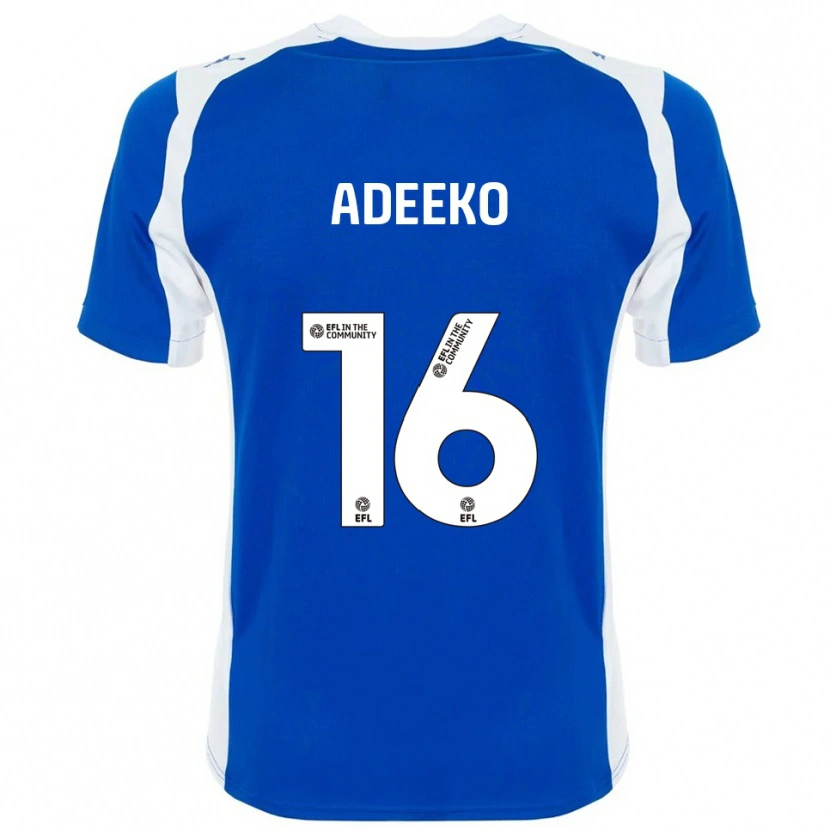 Danxen Kid Baba Adeeko #16 Blue White Home Jersey 2025/26 T-Shirt