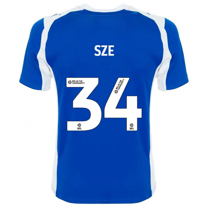 Danxen Kid Chris Sze #34 Blue White Home Jersey 2025/26 T-Shirt