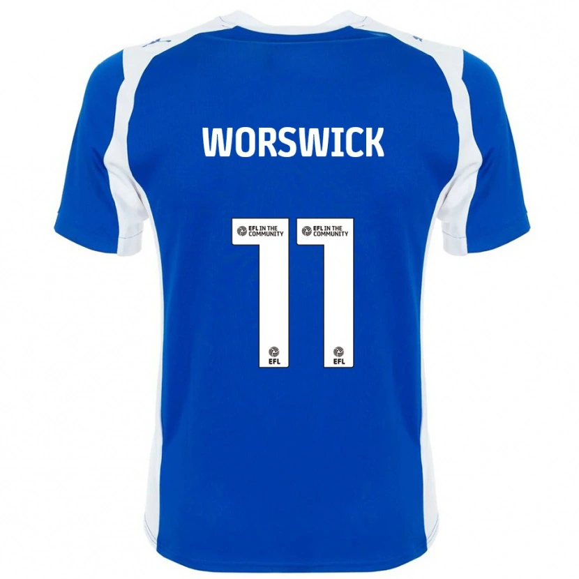 Danxen Kid Isobel Worswick #11 Blue White Home Jersey 2025/26 T-Shirt