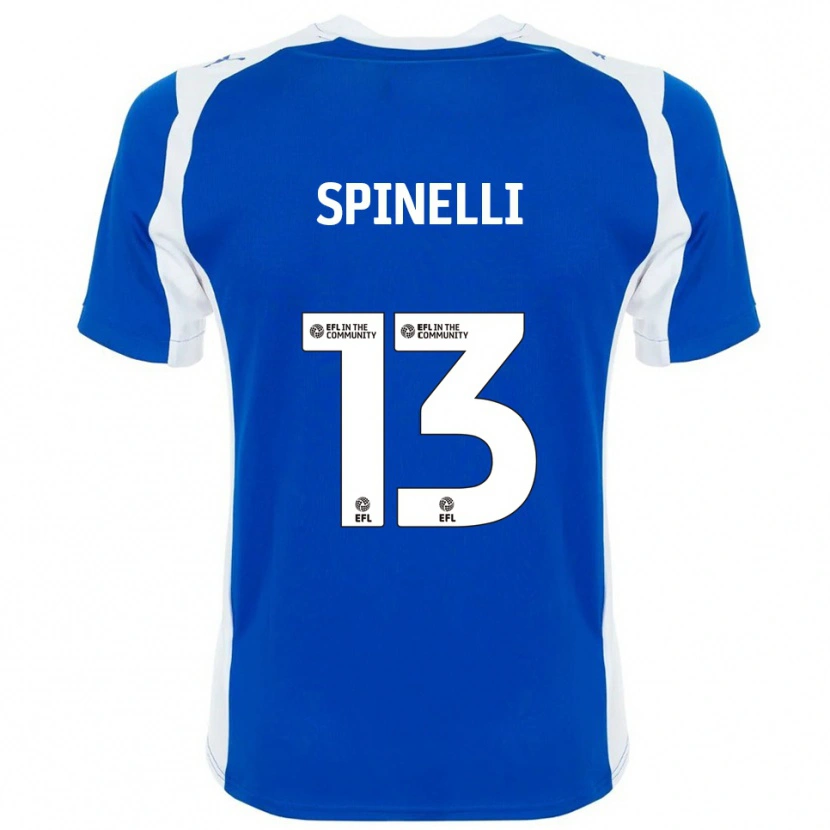Danxen Kid Matteo Spinelli #13 Blue White Home Jersey 2025/26 T-Shirt