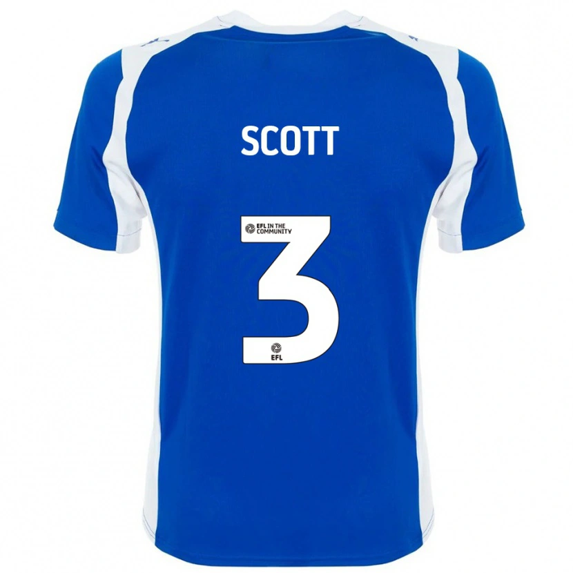 Danxen Kid Holly Scott #3 Blue White Home Jersey 2025/26 T-Shirt