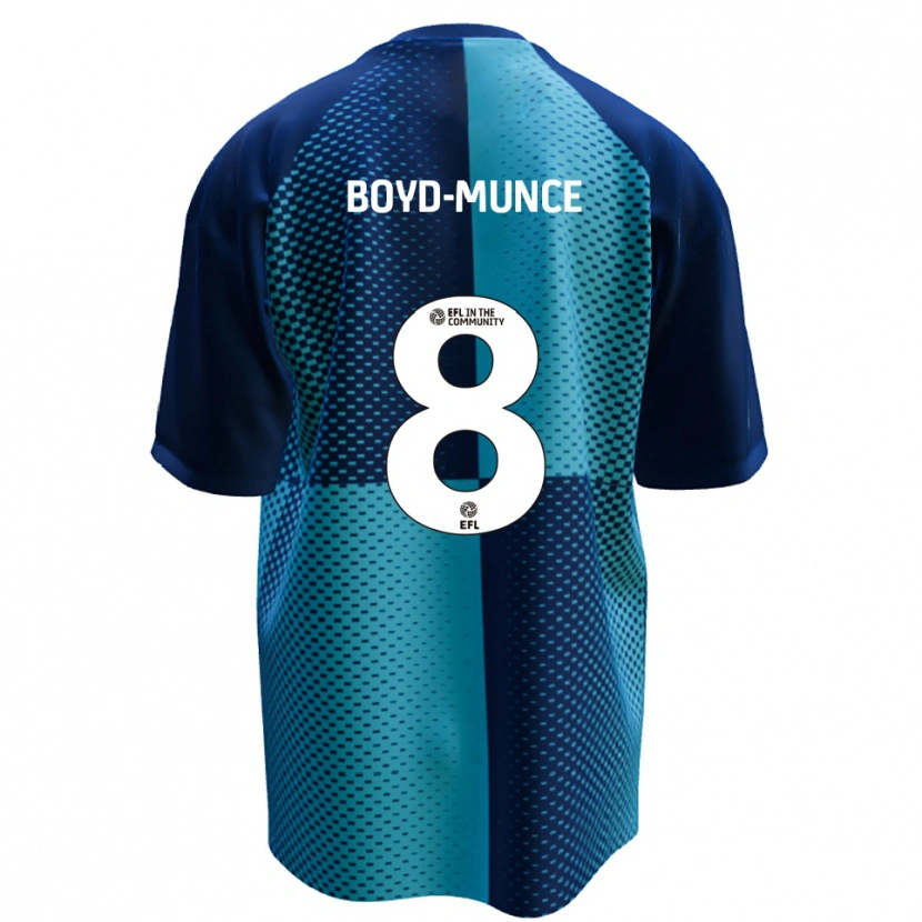 Danxen Kid Caolan Boyd-Munce #8 Blue Sky Blue Home Jersey 2025/26 T-Shirt
