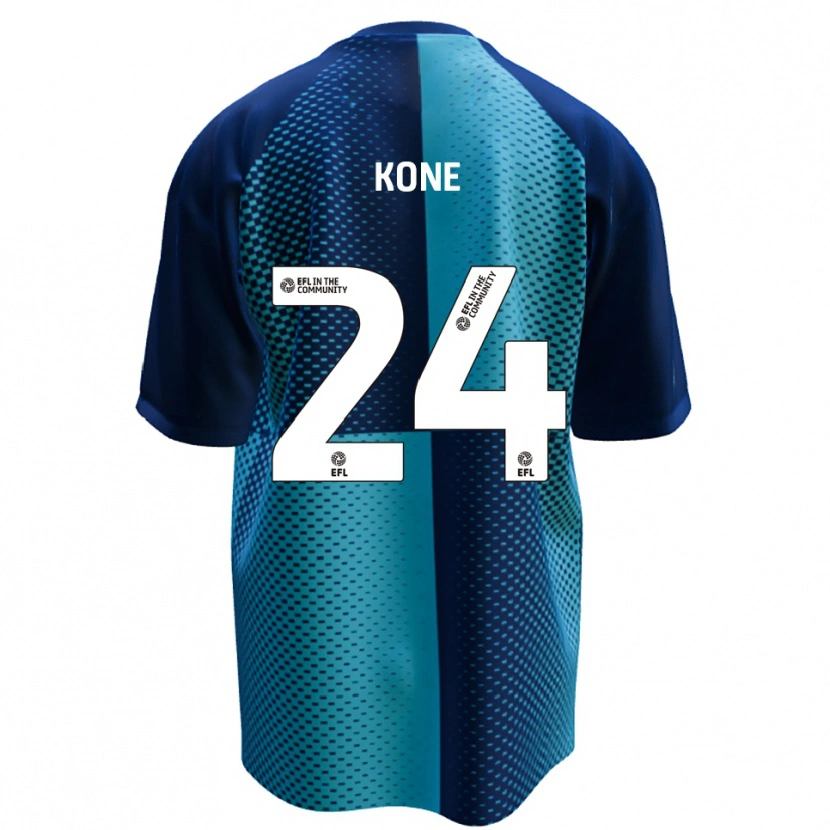Danxen Kid Richard Kone #24 Blue Sky Blue Home Jersey 2025/26 T-Shirt