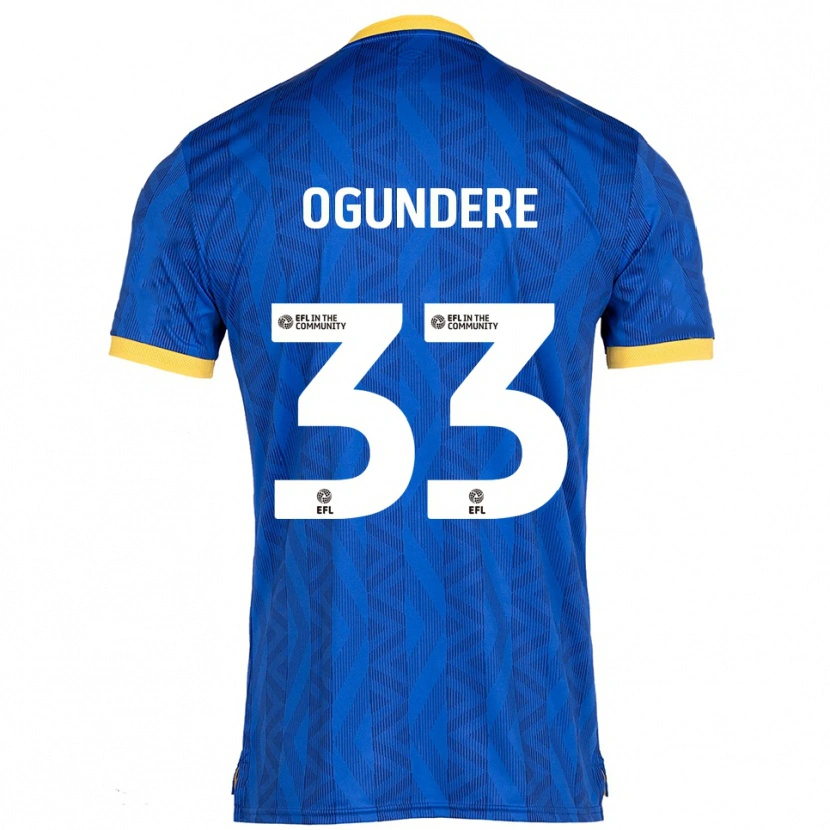 Danxen Kid Isaac Ogundere #33 Navy Yellow Home Jersey 2025/26 T-Shirt