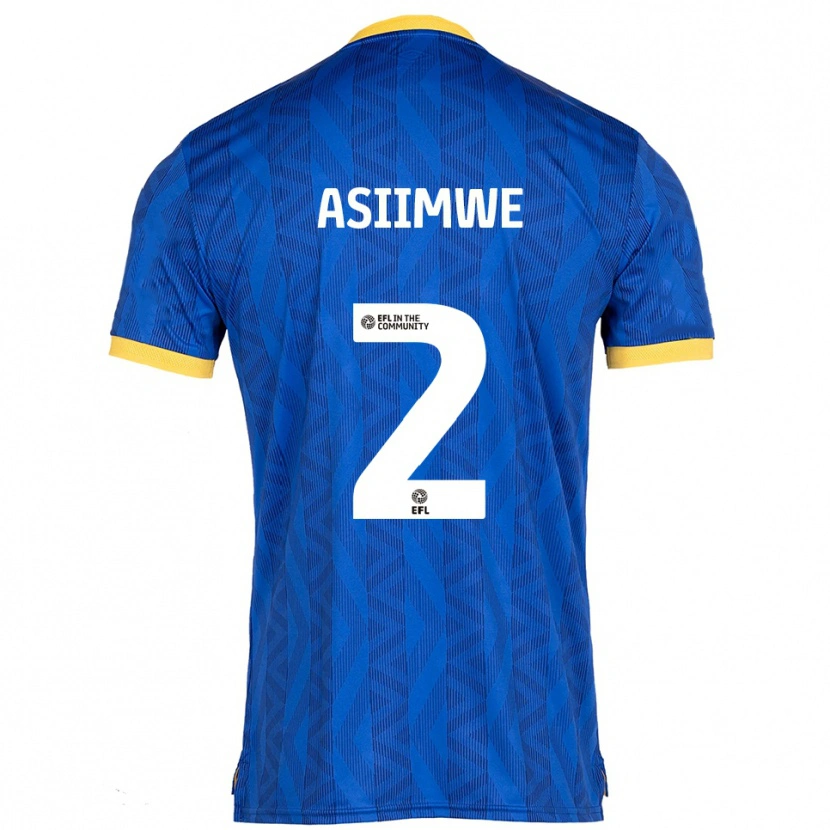 Danxen Kid Nathan Asiimwe #2 Navy Yellow Home Jersey 2025/26 T-Shirt