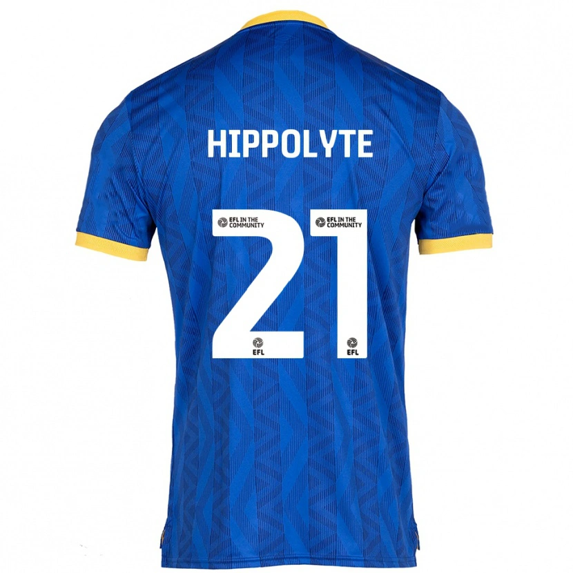 Danxen Kid Myles Hippolyte #21 Navy Yellow Home Jersey 2025/26 T-Shirt
