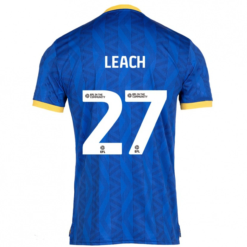 Danxen Kid Ed Leach #27 Navy Yellow Home Jersey 2025/26 T-Shirt