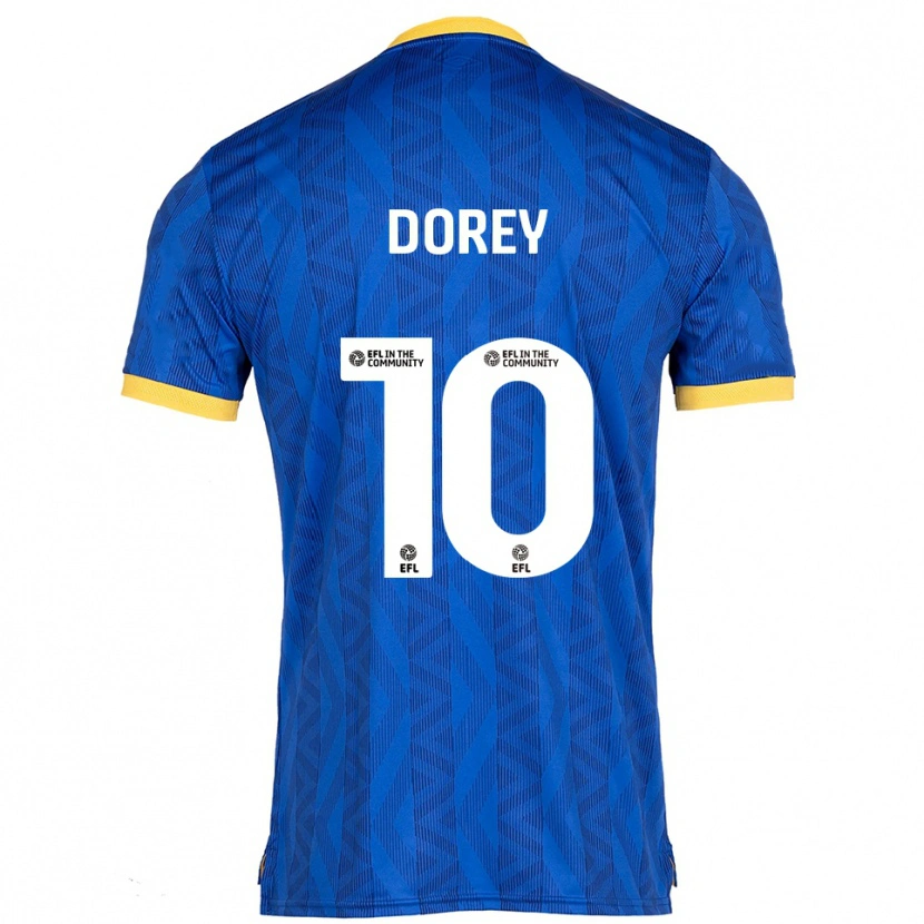 Danxen Kid Ellie Dorey #10 Navy Yellow Home Jersey 2025/26 T-Shirt