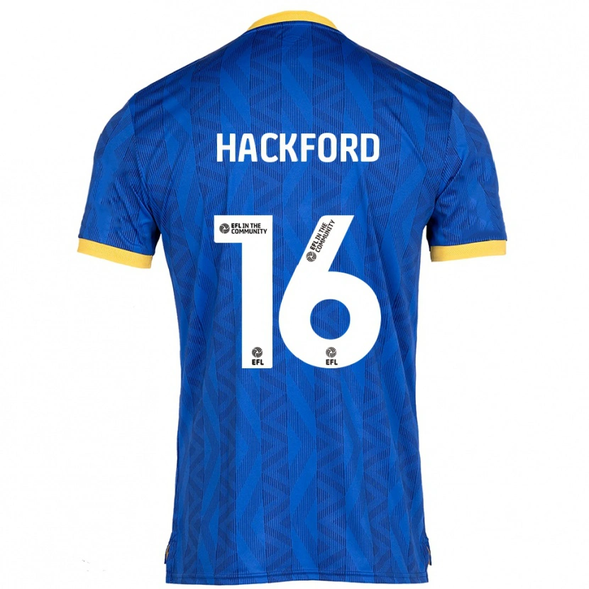 Danxen Kid Antwoine Hackford #16 Navy Yellow Home Jersey 2025/26 T-Shirt