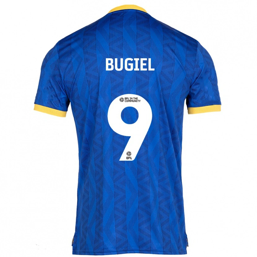 Danxen Kid Omar Bugiel #9 Navy Yellow Home Jersey 2025/26 T-Shirt