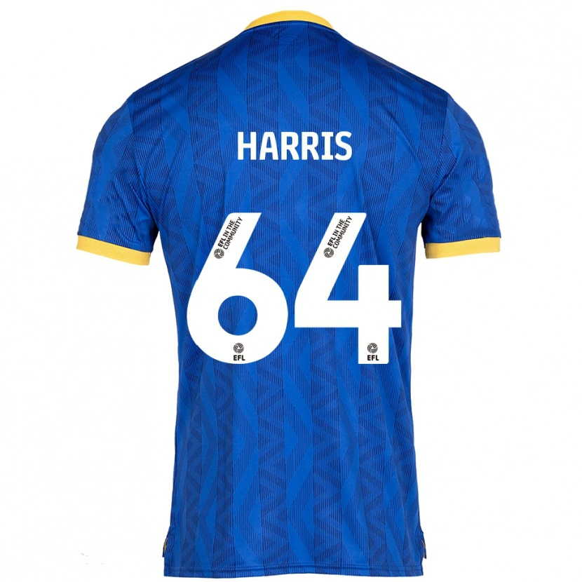 Danxen Kid Conor Harris #64 Navy Yellow Home Jersey 2025/26 T-Shirt