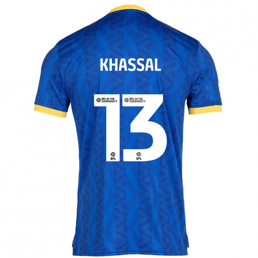 Danxen Kid Cherelle Khassal #13 Navy Yellow Home Jersey 2025/26 T-Shirt