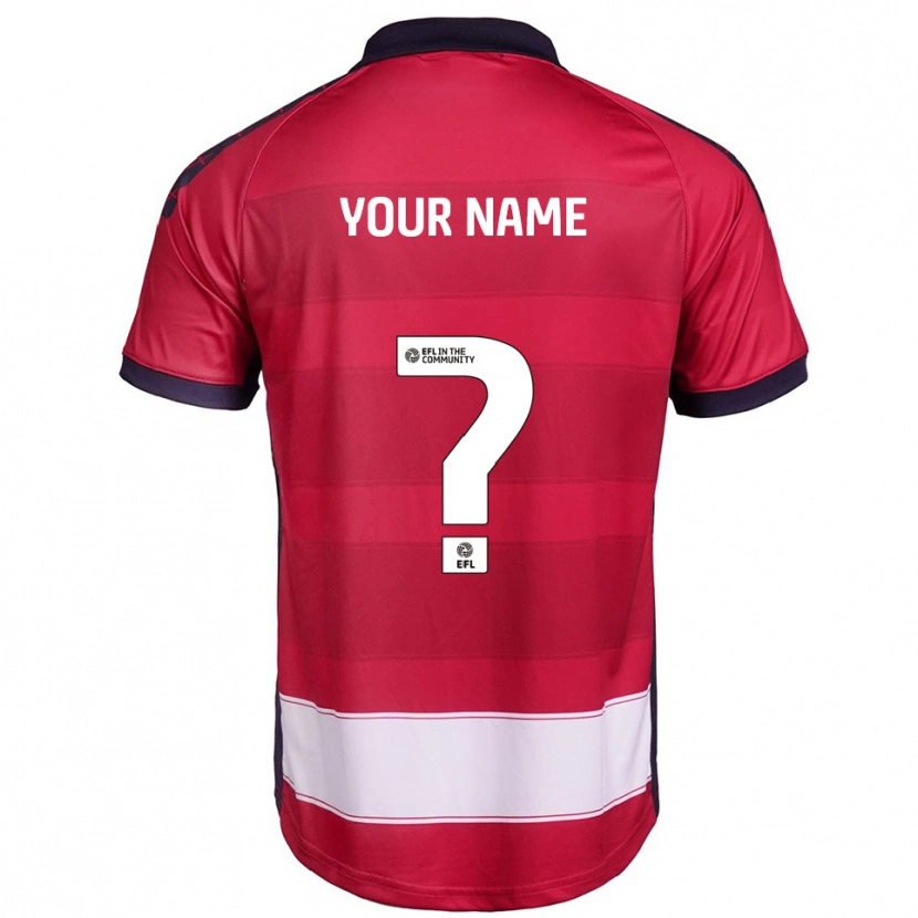 Danxen Kid Your Name #0 Red White Home Jersey 2025/26 T-Shirt