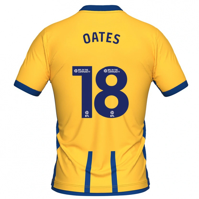 Danxen Kid Rhys Oates #18 Yellow Blue Home Jersey 2025/26 T-Shirt