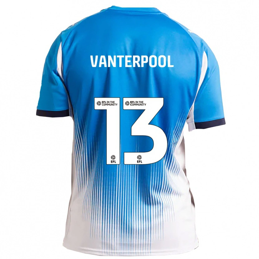 Danxen Kid Gabriel Vanterpool #13 Blue White Home Jersey 2025/26 T-Shirt