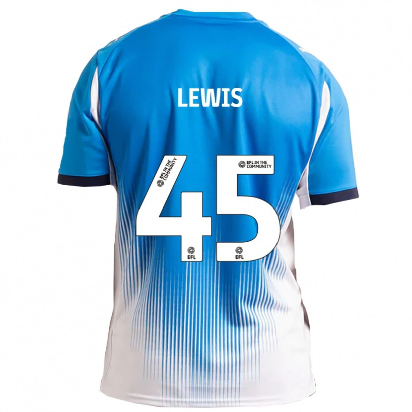 Danxen Kid Jake Lewis #45 Blue White Home Jersey 2025/26 T-Shirt