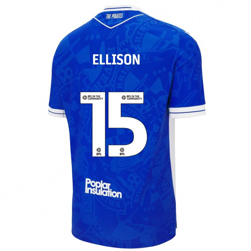 Danxen Kid Dan Ellison #15 Blue White Home Jersey 2025/26 T-Shirt
