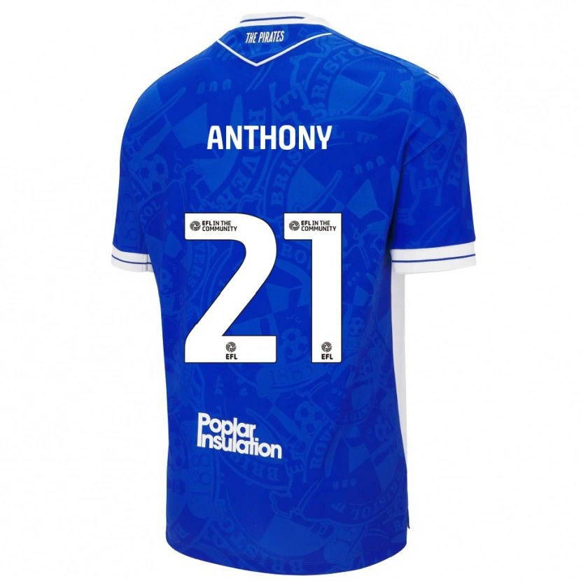 Danxen Kid Micah Anthony #21 Blue White Home Jersey 2025/26 T-Shirt