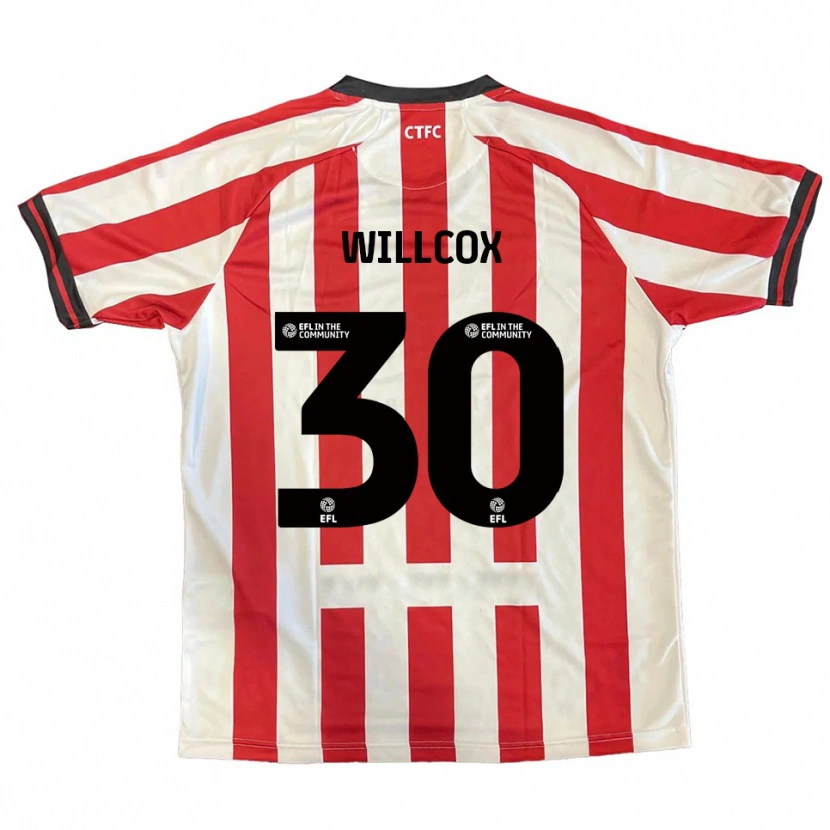 Danxen Kid Freddy Willcox #30 Red White Black Home Jersey 2025/26 T-Shirt