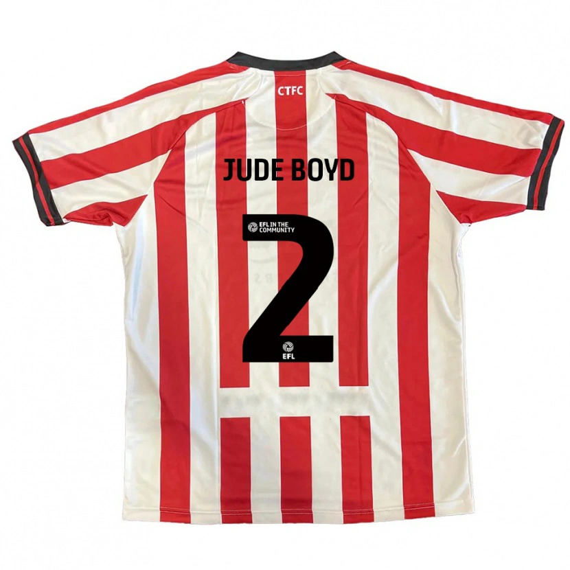 Danxen Kid Arkell Jude-Boyd #2 Red White Black Home Jersey 2025/26 T-Shirt