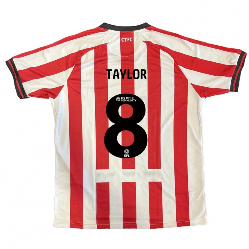 Danxen Kid Charlie Taylor #8 Red White Black Home Jersey 2025/26 T-Shirt