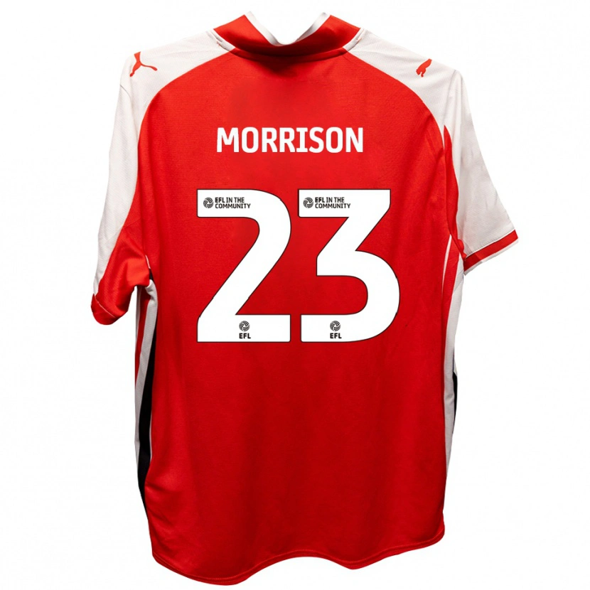 Danxen Kid George Morrison #23 Red White Home Jersey 2025/26 T-Shirt