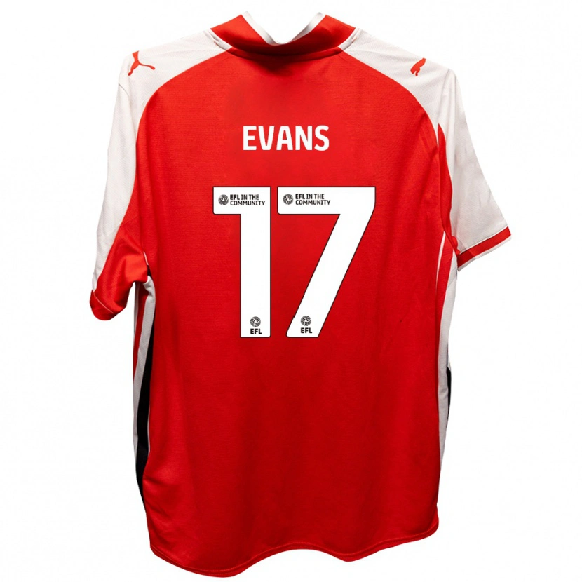 Danxen Kid Ched Evans #17 Red White Home Jersey 2025/26 T-Shirt